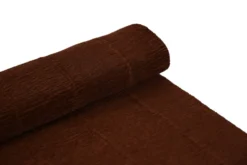 Krepina, bibuła włoska 180 g - Dark brown, 50 x 250 cm