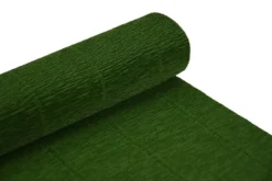 Krepina, bibuła włoska 180 g - Leaf green, 50 x 250 cm