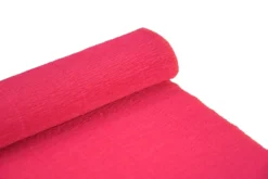 Krepina, bibuła włoska 180 g - Shocking Pink, 50 x 250 cm