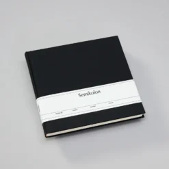 Księga gości Heritage Line - Semikolon - Black, 180 stron