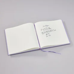 Księga gości Slim Heritage Line - Semikolon - Lilac Silk, 100 stron