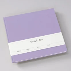 Księga gości Slim Heritage Line - Semikolon - Lilac Silk, 100 stron