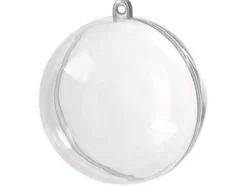 Kula, bombka akrylowa do ozdabiania - 7,5 cm