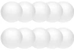 Kule, bombki styropianowe - 12 cm, 10 szt.