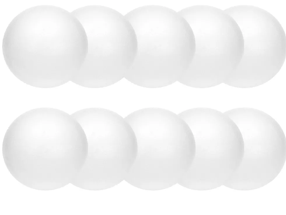 Kule, bombki styropianowe - 6 cm, 10 szt.