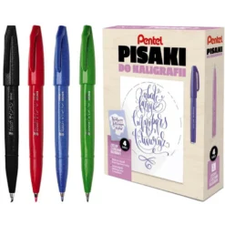 Kurs letteringu, zestaw do kaligrafii - Pentel - ABCD