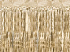 Kurtyna Party - złota, 90 x 250 cm