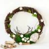 Kwiaty papierowe - DpCraft - białe, 2 cm, 60 szt.