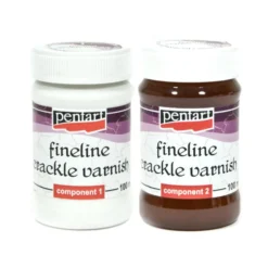 Lakier do delikatnych spękań - Pentart - dwuskładnikowy, 2 x 100 ml