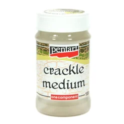 Lakier do spękań Crackle Medium - Pentart - jednoskładnikowy, 100 ml