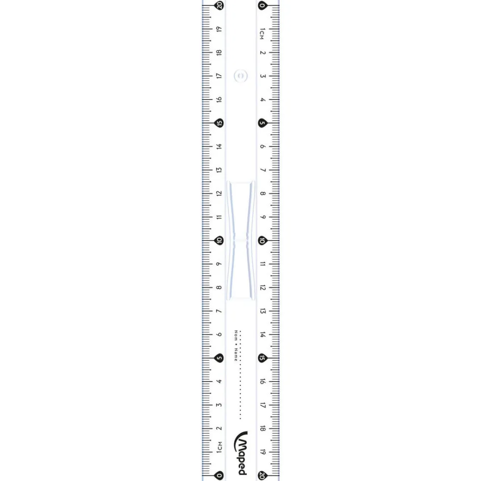 Linijka Classic z uchwytem - Maped - 20 cm