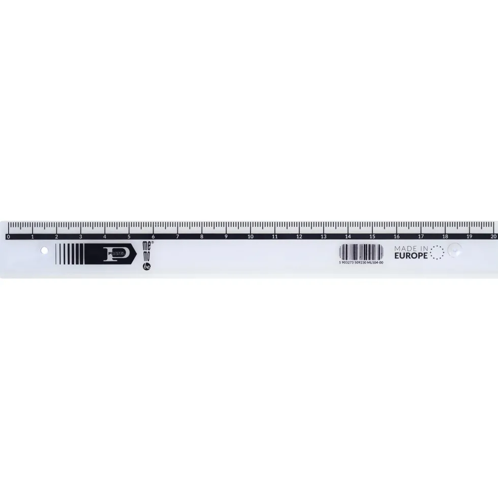 Linijka plastikowa Pratel - MemoBe - 16 cm
