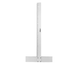Linijka, przykładnica metalowa z ogranicznikiem - Leniar - 50 cm