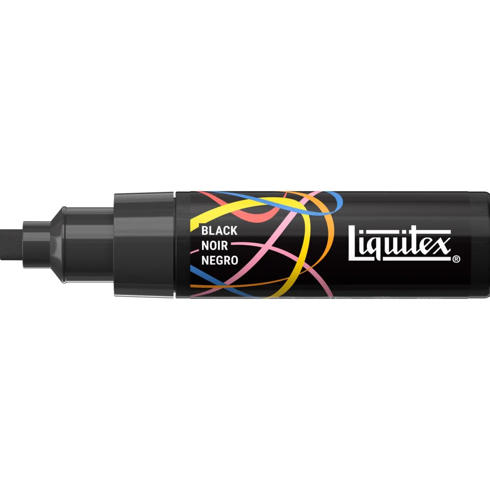 Marker akrylowy - Liquitex - Black 8 mm