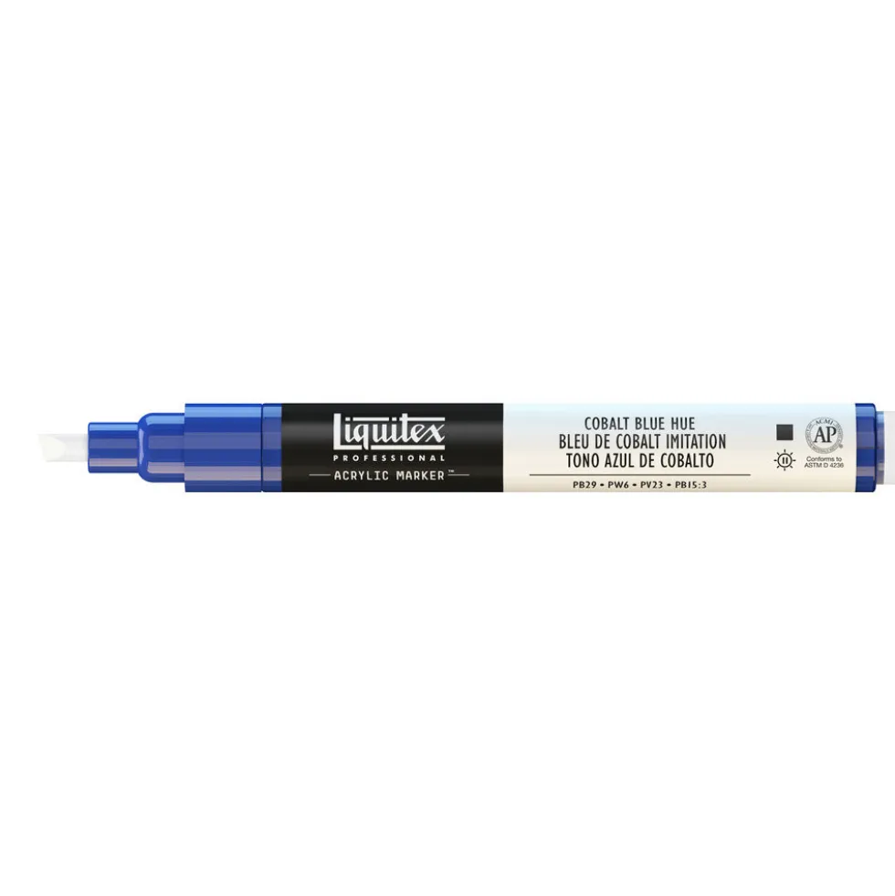 Marker akrylowy - Liquitex - cobalt blue hue 2 mm
