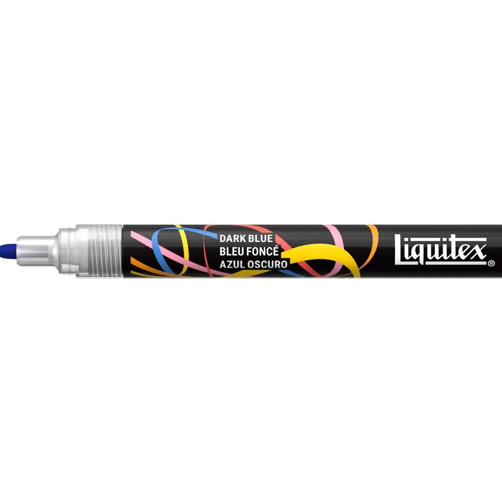 Marker akrylowy - Liquitex - Dark Blue 2 mm