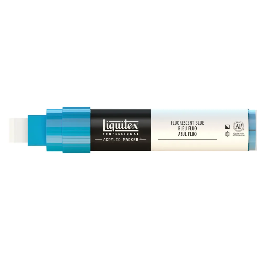 Marker akrylowy - Liquitex - fluorescent blue 15 mm