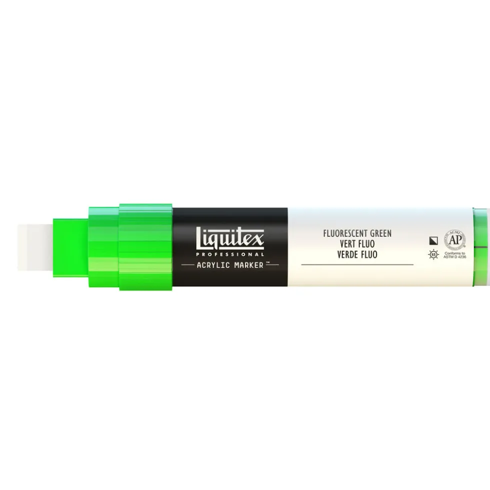 Marker akrylowy - Liquitex - fluorescent green 15 mm