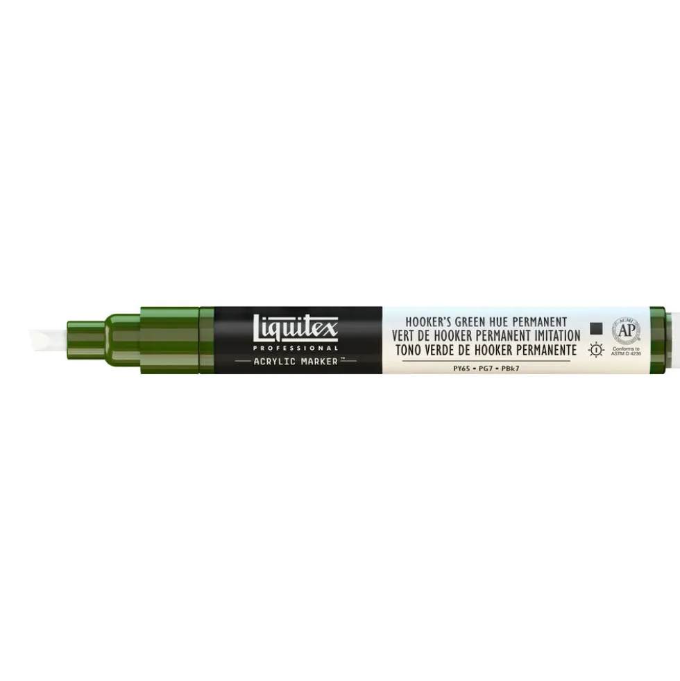 Marker akrylowy - Liquitex - hooker's green hue permanent 2 mm
