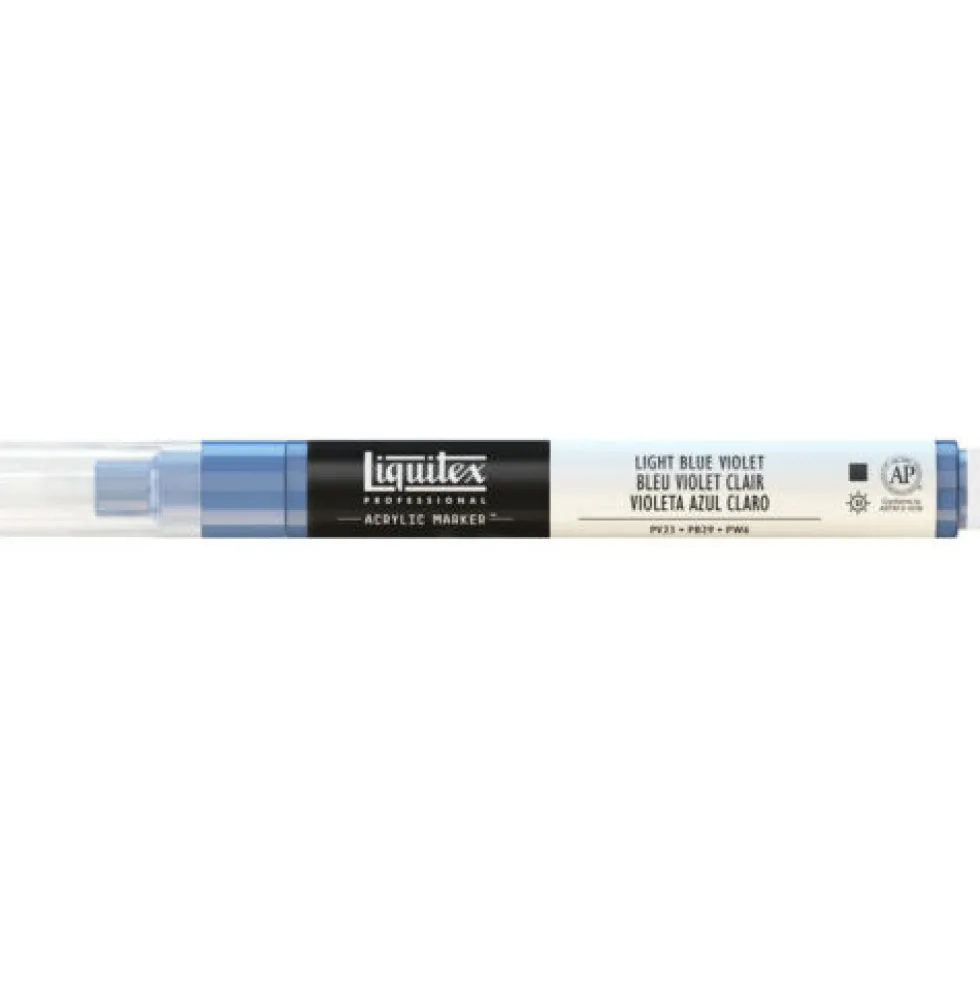 Marker akrylowy - Liquitex - light blue violet, 2 mm