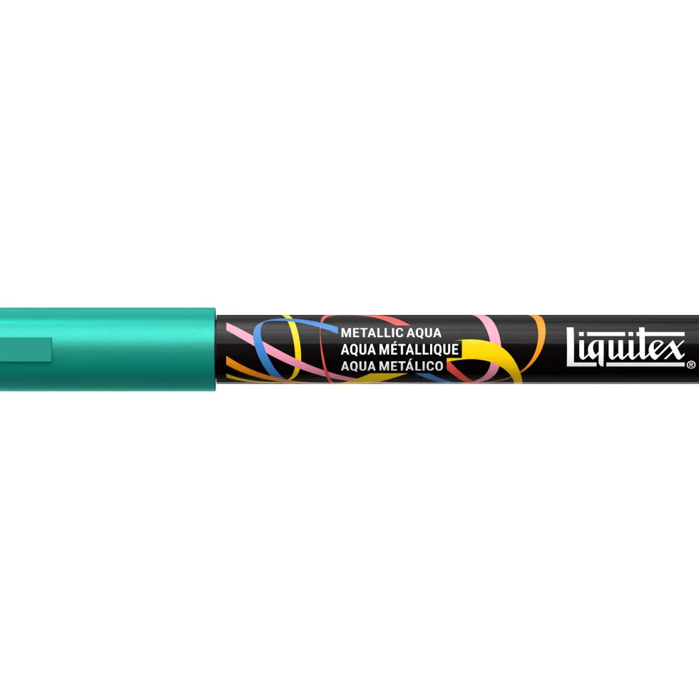 Marker akrylowy - Liquitex - Metallic Aqua 2 mm