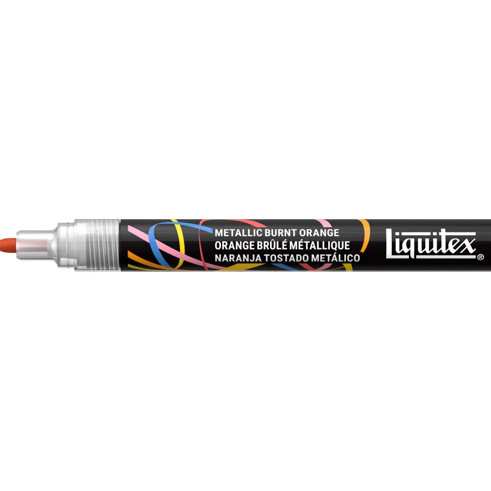 Marker akrylowy - Liquitex - Metallic Burnt Orange 2 mm