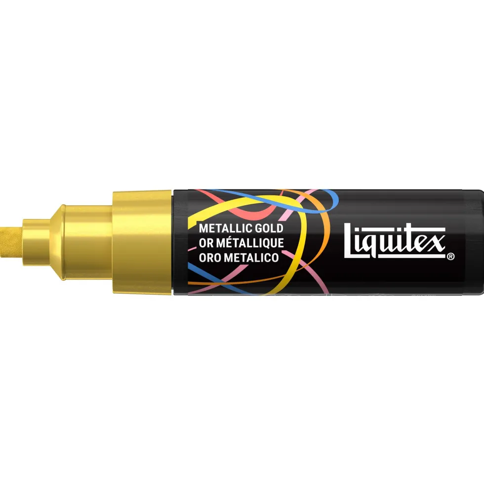 Marker akrylowy - Liquitex - Metallic Gold 8 mm