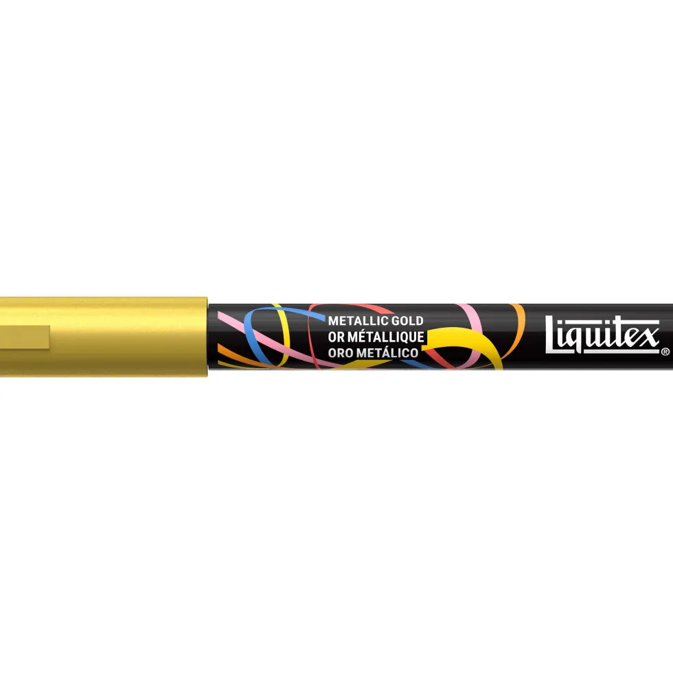 Marker akrylowy - Liquitex - Metallic Gold 2 mm