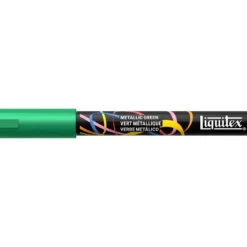 Marker akrylowy - Liquitex - Metallic Green 2 mm