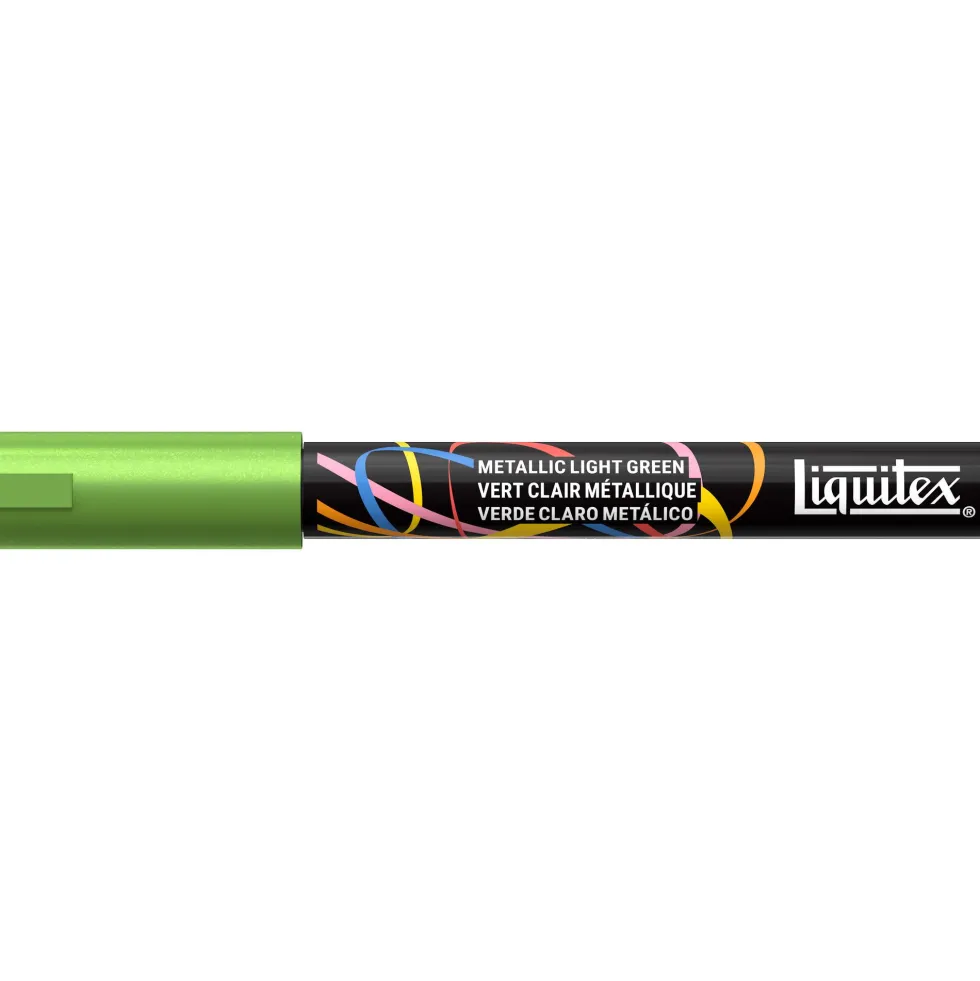 Marker akrylowy - Liquitex - Metallic Light Green 2 mm
