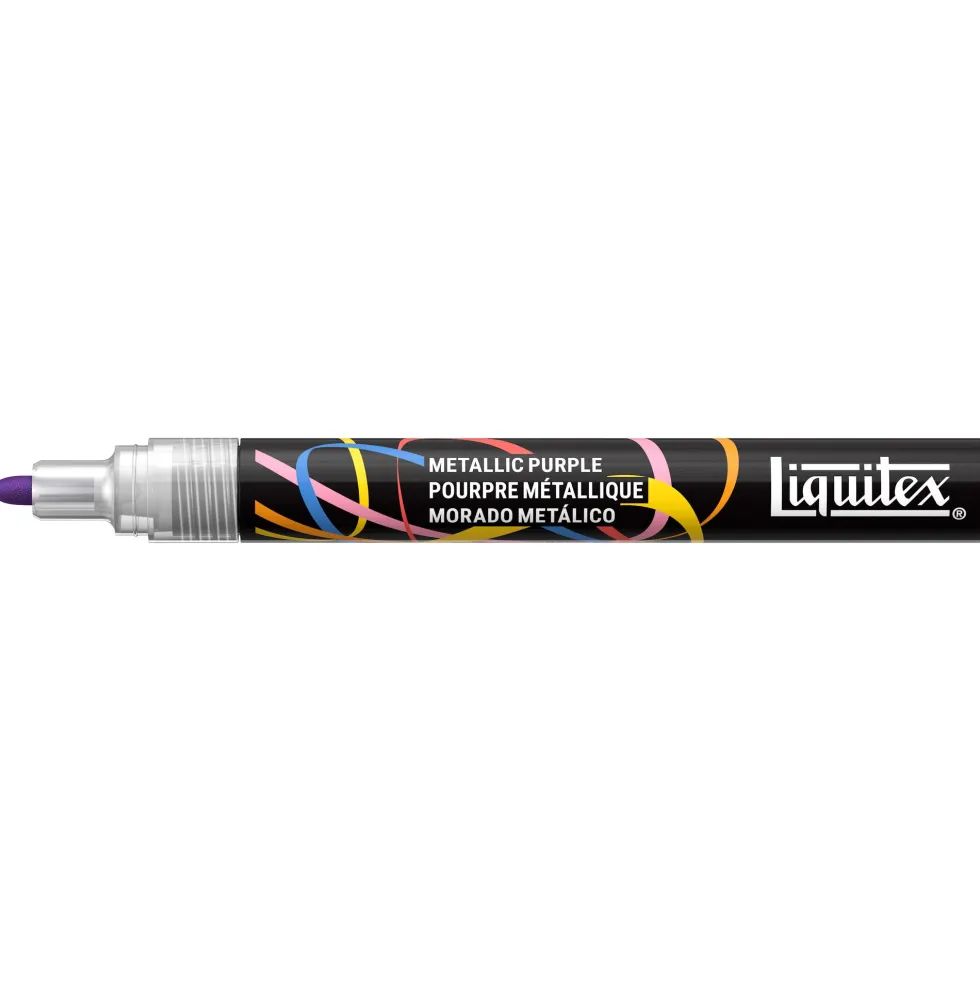 Marker akrylowy - Liquitex - Metallic Purple 2 mm