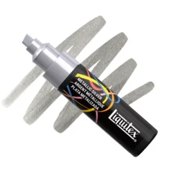 Marker akrylowy - Liquitex - Metallic Silver 8 mm