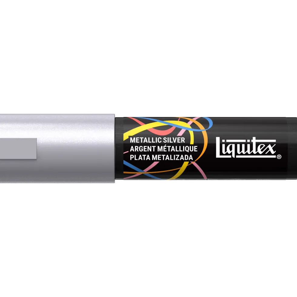 Marker akrylowy - Liquitex - Metallic Silver 8 mm