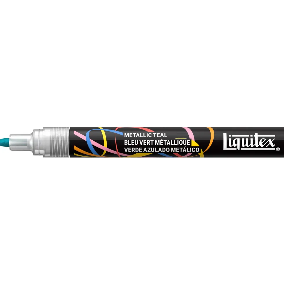 Marker akrylowy - Liquitex - Metallic Teal 2 mm