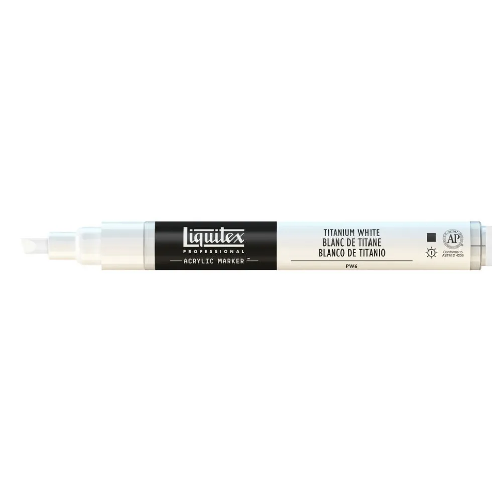 Marker akrylowy - Liquitex - titanium white 2 mm