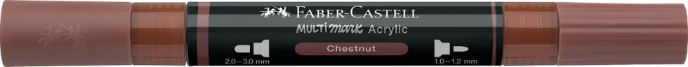 Marker akrylowy Multimark - Faber-Castell - 378 Chestnut