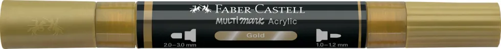 Marker akrylowy Multimark - Faber-Castell - 250 Gold