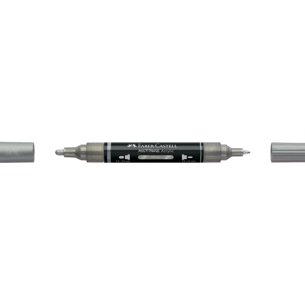 Marker akrylowy Multimark - Faber-Castell - 251 Silver