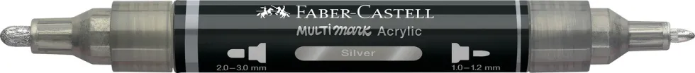 Marker akrylowy Multimark - Faber-Castell - 251 Silver