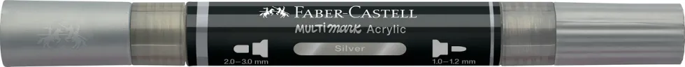 Marker akrylowy Multimark - Faber-Castell - 251 Silver