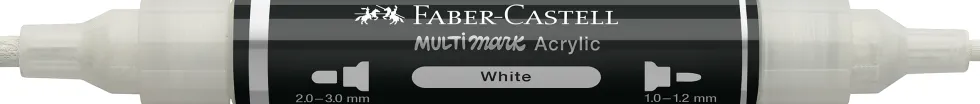 Marker akrylowy Multimark - Faber-Castell - 100 White