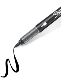Marker akrylowy pędzelkowy Brush - Sharpie - Black