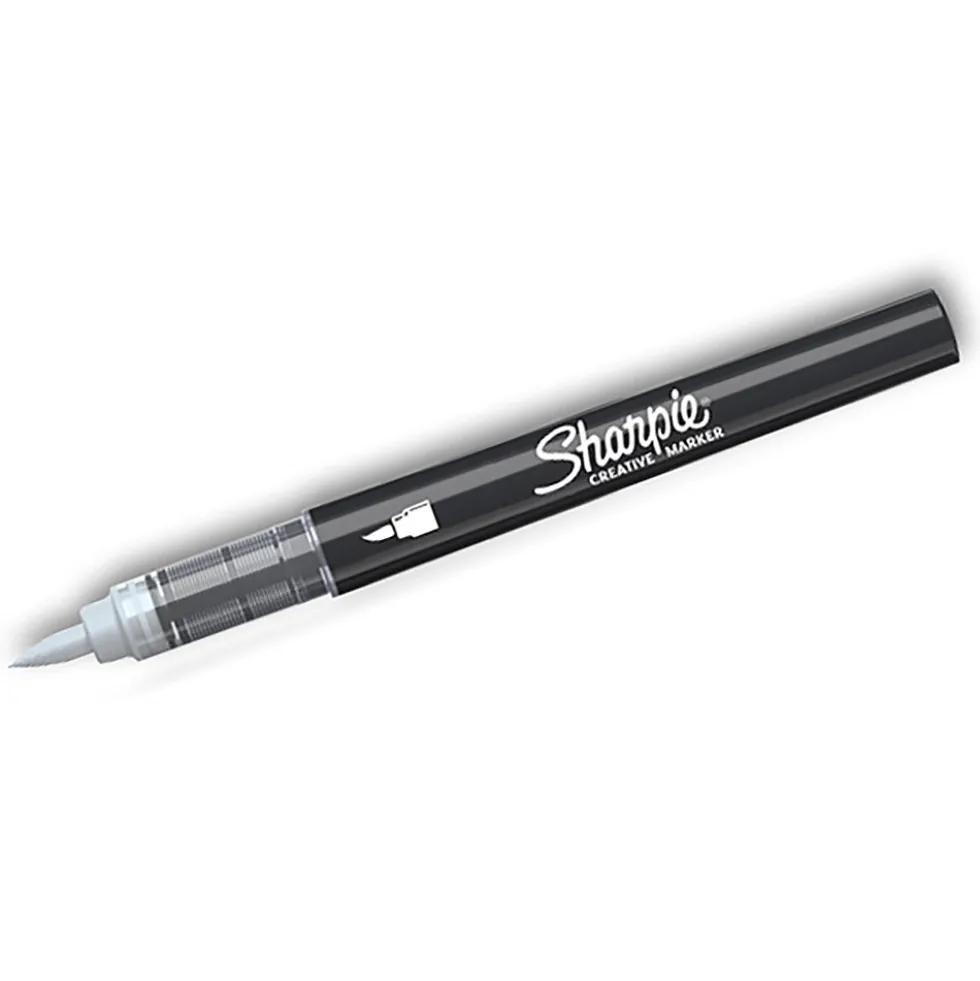 Marker akrylowy pędzelkowy Brush - Sharpie - Cool Grey