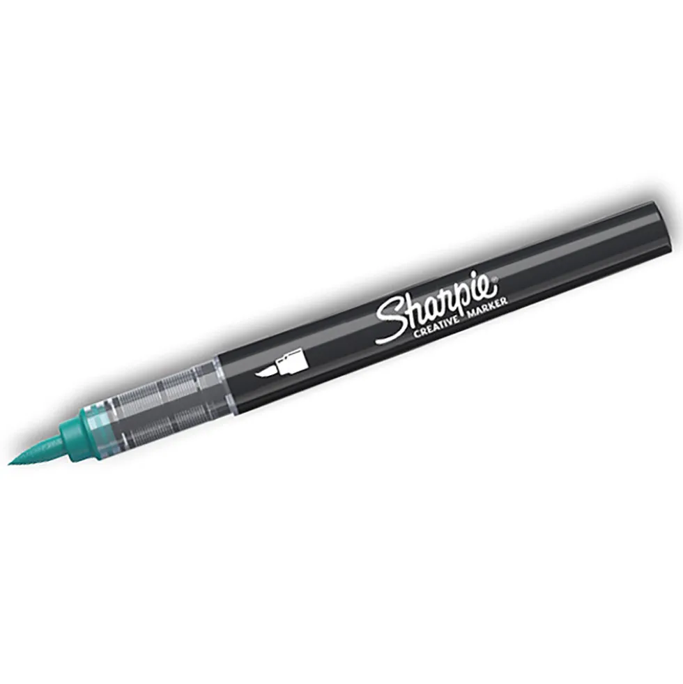 Marker akrylowy pędzelkowy Brush - Sharpie - Green