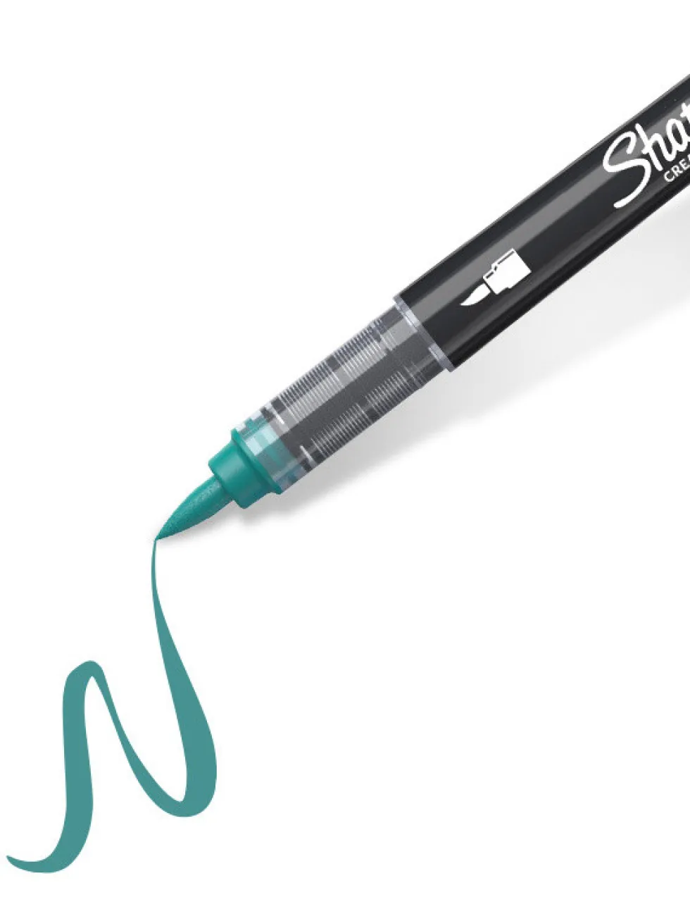 Marker akrylowy pędzelkowy Brush - Sharpie - Green
