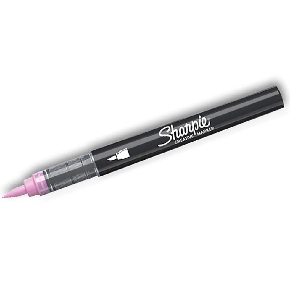 Marker akrylowy pędzelkowy Brush - Sharpie - Rose Pink