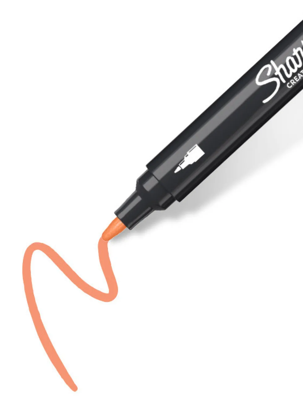 Marker akrylowy - Sharpie - Orange, 2,5 mm