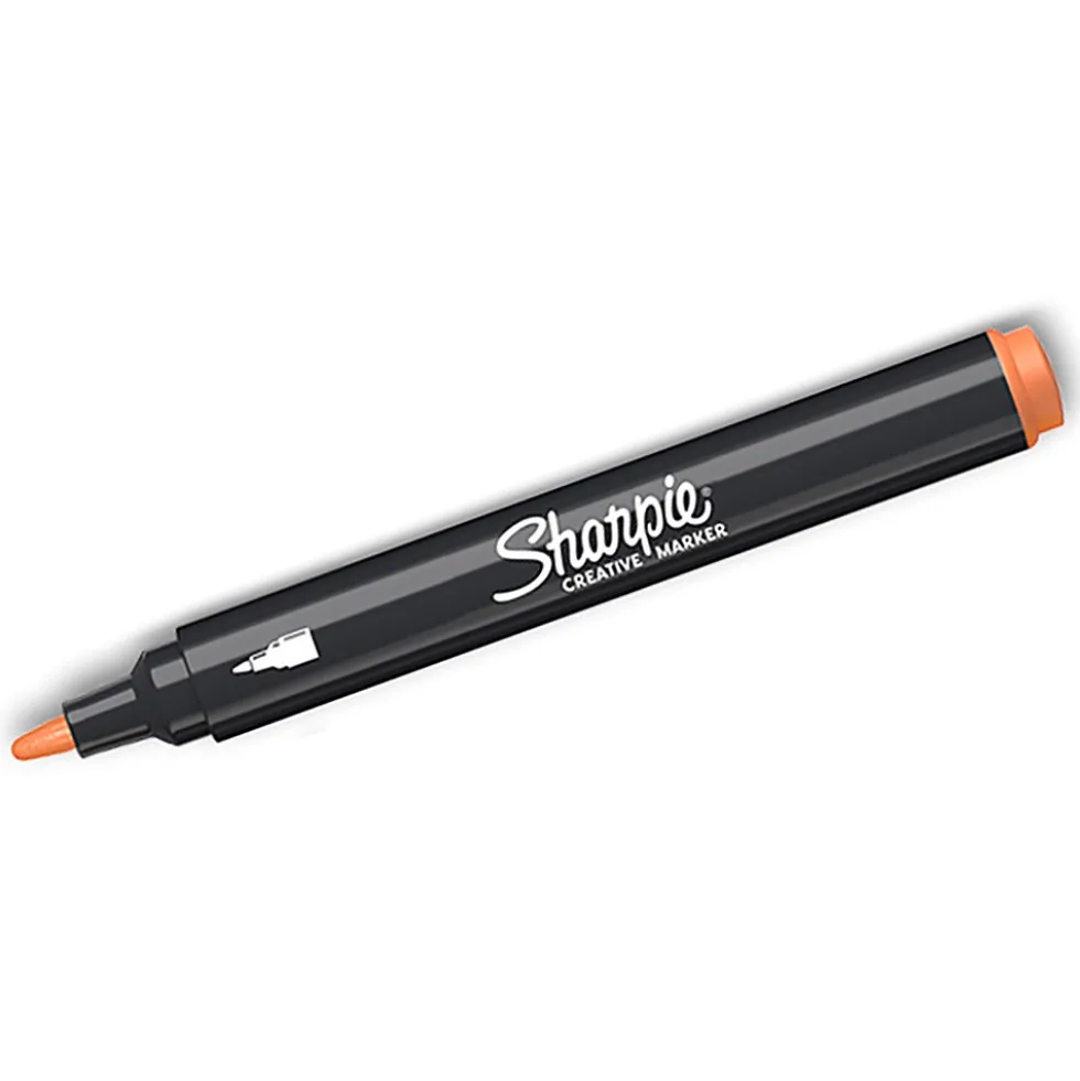 Marker akrylowy - Sharpie - Orange, 2,5 mm