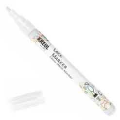 Marker dekoracyjny Gloss Paint - Kreul - cienki, White, 1-2 mm