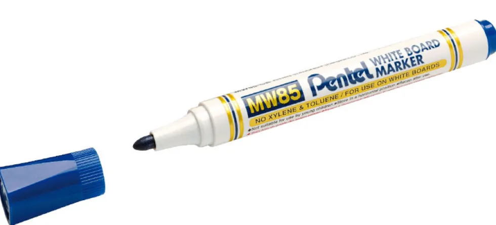 Marker do tablic suchościeralny - Pentel - niebieski